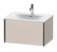 Duravit XViu 4033 Meuble sous-lavabo suspendu, 1 tiroir, pour meuble sous-lavabo Viu 234473, 710x480 mm, XV40330B291, Couleur: noir mat/taupe