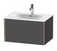 Duravit XViu 4033 Meuble sous-lavabo suspendu, 1 tiroir, pour meuble sous-lavabo Viu 234473, 710x480 mm, XV40330B149, Couleur: champagne mat/graphite mat