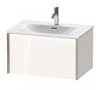 Duravit XViu 4033 Meuble sous-lavabo suspendu, 1 tiroir, pour meuble sous-lavabo Viu 234473, 710x480 mm, XV40330B185, Couleur: champagne mat/blanc hgl.