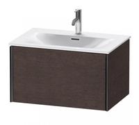 Duravit XViu 4033 Meuble sous-lavabo suspendu, 1 tiroir, pour meuble sous-lavabo Viu 234473, 710x480 mm, XV40330B272, Couleur: noir mat/eiche dark geb.
