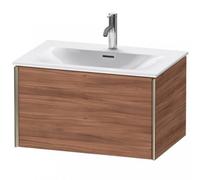 Duravit XViu 4033 Meuble sous-lavabo suspendu, 1 tiroir, pour meuble sous-lavabo Viu 234473, 710x480 mm, XV40330B179, Couleur: champagne mat/noix de Grenoble naturel