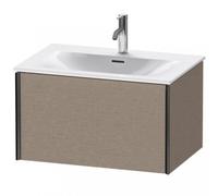Duravit XViu 4033 Meuble sous-lavabo suspendu, 1 tiroir, pour meuble sous-lavabo Viu 234473, 710x480 mm, XV40330B211, Couleur: cachemire noir mat/eiche cashmere
