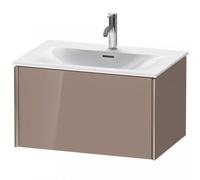 Duravit XViu 4033 Meuble sous-lavabo suspendu, 1 tiroir, pour meuble sous-lavabo Viu 234473, 710x480 mm, XV40330B186, Couleur: champagne mat/cappuccino hgl.
