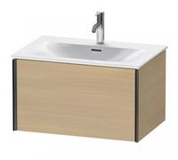 Duravit XViu 4033 Meuble sous-lavabo suspendu, 1 tiroir, pour meuble sous-lavabo Viu 234473, 710x480 mm, XV40330B271, Couleur: chêne noir mat/méditerranéen