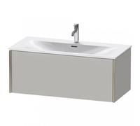 Duravit XViu 4035 Meuble sous-lavabo suspendu, 1 tiroir, pour lavabo Viu 234410, 1010x480 mm, XV40350B107, Couleur: champagne mat/gris mat/gris béton mat