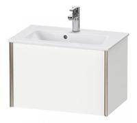 Duravit Meuble sous-vasque XViu XV40780B272 61 x 40 x 39 cm, 2000 foncé brossé, coulissant match1, suspendu, noir mat