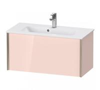 Duravit XViu 4079 Meuble sous-lavabo suspendu Compact, 1 tiroir, pour lavabo ME by Starck 234283, 810x390 mm, XV40790B110, Couleur: champagne mat/abricot pearl hgl.