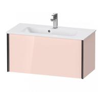 Duravit XViu 4079 Meuble sous-lavabo suspendu Compact, 1 tiroir, pour lavabo ME by Starck 234283, 810x390 mm, XV40790B210, Couleur: noir mat/abricot pearl hgl.