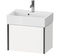 Duravit XViu 4216 Meuble sous-lavabo mural Compact, 1 tiroir, pour lavabo ME by Starck 236860, 58,4x38,4 mm, XV42160B213, Couleur: noyer noir mat/noyer d'Amérique