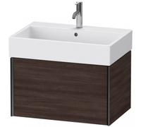 Duravit XViu 4235 Meuble sous-lavabo suspendu, 1 tiroir, pour meuble sous-lavabo Vero Air 235070, 684x454 mm, XV42350B253, Couleur: noir mat/noir marron foncé