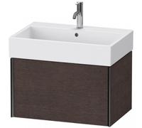 Duravit XViu 4235 Meuble sous-lavabo suspendu, 1 tiroir, pour meuble sous-lavabo Vero Air 235070, 684x454 mm, XV42350B272, Couleur: noir mat/eiche dark geb.