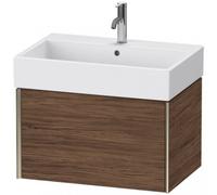 Duravit XViu 4235 Meuble sous-lavabo suspendu, 1 tiroir, pour meuble sous-lavabo Vero Air 235070, 684x454 mm, XV42350B121, Couleur: champagne mat/noisette foncé