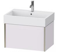 Duravit XViu 4235 Meuble sous-lavabo suspendu, 1 tiroir, pour meuble sous-lavabo Vero Air 235070, 684x454 mm, XV42350B187, Couleur: champagne mat/blanc lilas sm.