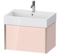 Duravit XViu 4235 Meuble sous-lavabo suspendu, 1 tiroir, pour meuble sous-lavabo Vero Air 235070, 684x454 mm, XV42350B110, Couleur: champagne mat/abricot pearl hgl.