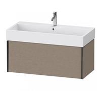 Duravit XViu 4237 Meuble sous-lavabo suspendu, 1 tiroir, pour lavabo Vero Air 235010, 984x454 mm, XV42370B211, Couleur: cachemire noir mat/eiche cashmere
