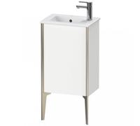 Duravit XViu 4480L Meuble sous-lavabo vertical, 1 porte à gauche, pour lavabo ME by Starck 072343, 410x290 mm, XV4480LB213, Couleur: noyer noir mat/noyer d'Amérique