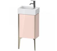 Duravit XViu 4530L Meuble sous-lavabo vertical, 1 porte à gauche, pour lavabo Vero Air 072438, 364x234 mm, XV4530LB110, Couleur: champagne mat/abricot pearl hgl.