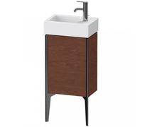 Duravit XViu 4530L Meuble sous-lavabo vertical, 1 porte à gauche, pour lavabo Vero Air 072438, 364x234 mm, XV4530LB213, Couleur: noyer noir mat/noyer d'Amérique