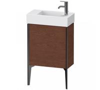 Duravit XViu 4532L Meuble sous-lavabo vertical, 1 porte à gauche, pour lavabo Vero Air 072450, 484x234 mm, XV4532LB213, Couleur: noyer noir mat/noyer d'Amérique