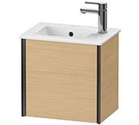 Duravit XViu meuble sous-vasque XV4024RB230 41x29x40cm, suspendu, noir mat, butée à droite, Eiche natur