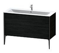 Duravit XViu meuble sous-vasque XV44840B216 121 x 59,4 x 48 cm, Eiche schwarz , debout, noir mat