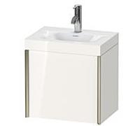 Duravit XViu meuble sous-vasque XV4631OB122C 45x33,3cm, 2000 , droite, 2000 , champagne mat, Rahmen C, blanc brillant