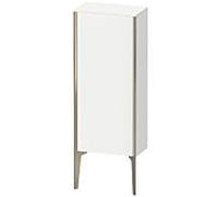 Duravit haut moyen XViu XV1305LB118 40x24x89cm, champagne mat, porte à gauche, blanc mat