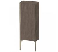 Duravit XViu XV1305 Armoire mi-haute verticale, 400x240 mm, hauteur 890 mm, 1 butée de porte droite, XV1305RB151, Couleur: champagne mat/pin de pin terra