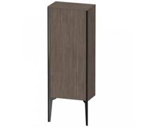 Duravit XViu XV1305 Armoire mi-haute verticale, 400x240 mm, hauteur 890 mm, 1 butée de porte droite, XV1305RB251, Couleur: noir mat / pin terra