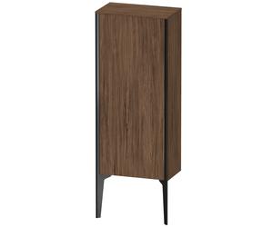 Duravit XViu XV1305 Armoire mi-haute verticale, 400x240 mm, hauteur 890 mm, 1 butée de porte droite, XV1305RB221, Couleur: noir mat/noyer foncé
