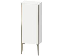 Duravit XViu XV1305 Armoire mi-haute verticale, 400x240 mm, hauteur 890 mm, 1 butée de porte gauche, XV1305LB210, Couleur: noir mat/abricot pearl hgl.
