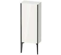 Duravit XViu XV1305 Armoire mi-haute verticale, 400x240 mm, hauteur 890 mm, 1 butée de porte gauche, XV1305LB285, Couleur: noir mat/blanc hgl.