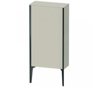 Duravit XViu XV1306 Armoire mi-haute verticale, 500x240 mm, hauteur 890 mm, 1 butée de porte droite, XV1306RB291, Couleur: noir mat/taupe