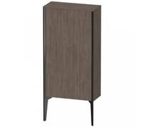Duravit XViu XV1306 Armoire mi-haute verticale, 500x240 mm, hauteur 890 mm, 1 butée de porte gauche, XV1306LB251, Couleur: noir mat / pin terra
