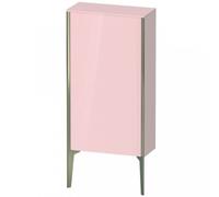 Duravit XViu XV1306 Armoire mi-haute verticale, 500x240 mm, hauteur 890 mm, 1 butée de porte gauche, XV1306LB110, Couleur: champagne mat/abricot pearl hgl.