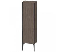 Duravit XViu XV1315 Armoire mi-haute verticale, 400x240 mm, hauteur 1330 mm, 1 butée de porte droite, XV1315RB251, Couleur: noir mat / pin terra