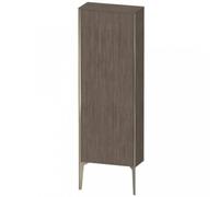 Duravit XViu XV1316 Armoire mi-haute verticale, 500x240 mm, hauteur 1330 mm, 1 butée de porte droite, XV1316RB151, Couleur: champagne mat/pin de pin terra