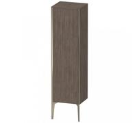 Duravit XViu XV1325 Armoire mi-haute verticale, 400x360 mm, hauteur 1330 mm, 1 butée de porte droite, XV1325RB151, Couleur: champagne mat/pin de pin terra