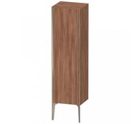 Duravit XViu XV1325 Armoire mi-haute verticale, 400x360 mm, hauteur 1330 mm, 1 butée de porte droite, XV1325RB179, Couleur: champagne mat/noix de Grenoble naturel