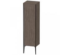 Duravit XViu XV1325 Armoire mi-haute verticale, 400x360 mm, hauteur 1330 mm, 1 butée de porte droite, XV1325RB251, Couleur: noir mat / pin terra