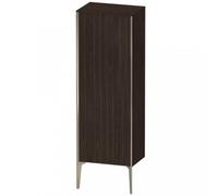 Duravit XViu XV1326 Armoire mi-haute verticale, 500x360 mm, hauteur 1330 mm, 1 butée de porte gauche, XV1326LB169, Couleur: champagne mat/noyer brossé