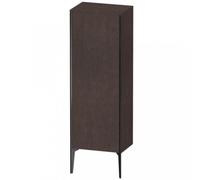 Duravit XViu XV1326 Armoire mi-haute verticale, 500x360 mm, hauteur 1330 mm, 1 porte butée droite, XV1326RB272, Couleur: noir mat/eiche dark geb.