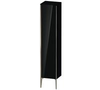Duravit XViu XV1335 Armoire Haute Verticale, 400x360 mm, Hauteur 1770 mm, 1 butée de Porte Droite, Couleur (Avant/Corps): Champagne Mat/Noir Brillant Brillant - XV1335RB140