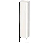 Duravit XViu XV1335LB285 40x36x177cm, noir mat, porte à gauche, blanc haute brillance