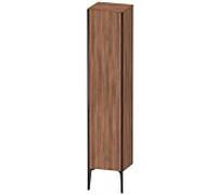Duravit XViu XV1335 Armoire haute verticale, 400x360 mm, hauteur 1770 mm, 1 butée de porte droite, XV1335RB279, Couleur: noir mat/noyer naturel
