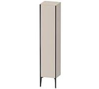 Duravit XViu XV1335RB291 40x36x177cm, noir mat, porte à droite, taupe mat