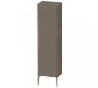 Duravit XViu XV1336 Armoire haute verticale, 500x360 mm, hauteur 1770 mm, 1 butée de porte gauche, XV1336LB190, Couleur: champagne mat/gris chiné gris sm.
