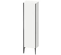 Duravit XViu XV1336 Armoire haute verticale, 500x360 mm, hauteur 1770 mm, 1 butÃ©e de porte gauche, Couleur (avant/corps): noir mat/blanc mat/blanc mat - XV1336LB218