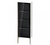 Duravit XViu XV1366 Armoire mi-haute avec porte vitrée, verticale, articulée à droite, 500x240 mm, hauteur 1330 mm, XV1366RB118, Couleur: blanc mat/champagne matt