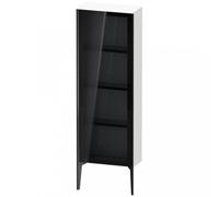 Duravit XViu XV1366 Armoire mi-haute avec porte vitrée, verticale, articulée à droite, 500x240 mm, hauteur 1330 mm, XV1366RB218, Couleur: noir mat/blanc mat/blanc mat